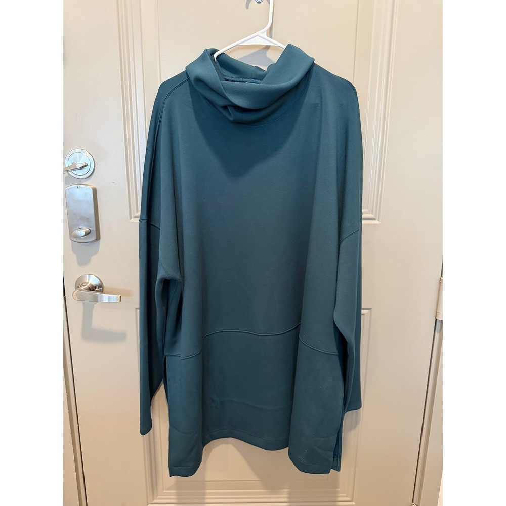 NWT Spanx Airessentials Turtleneck Tunic Blue Size 3X